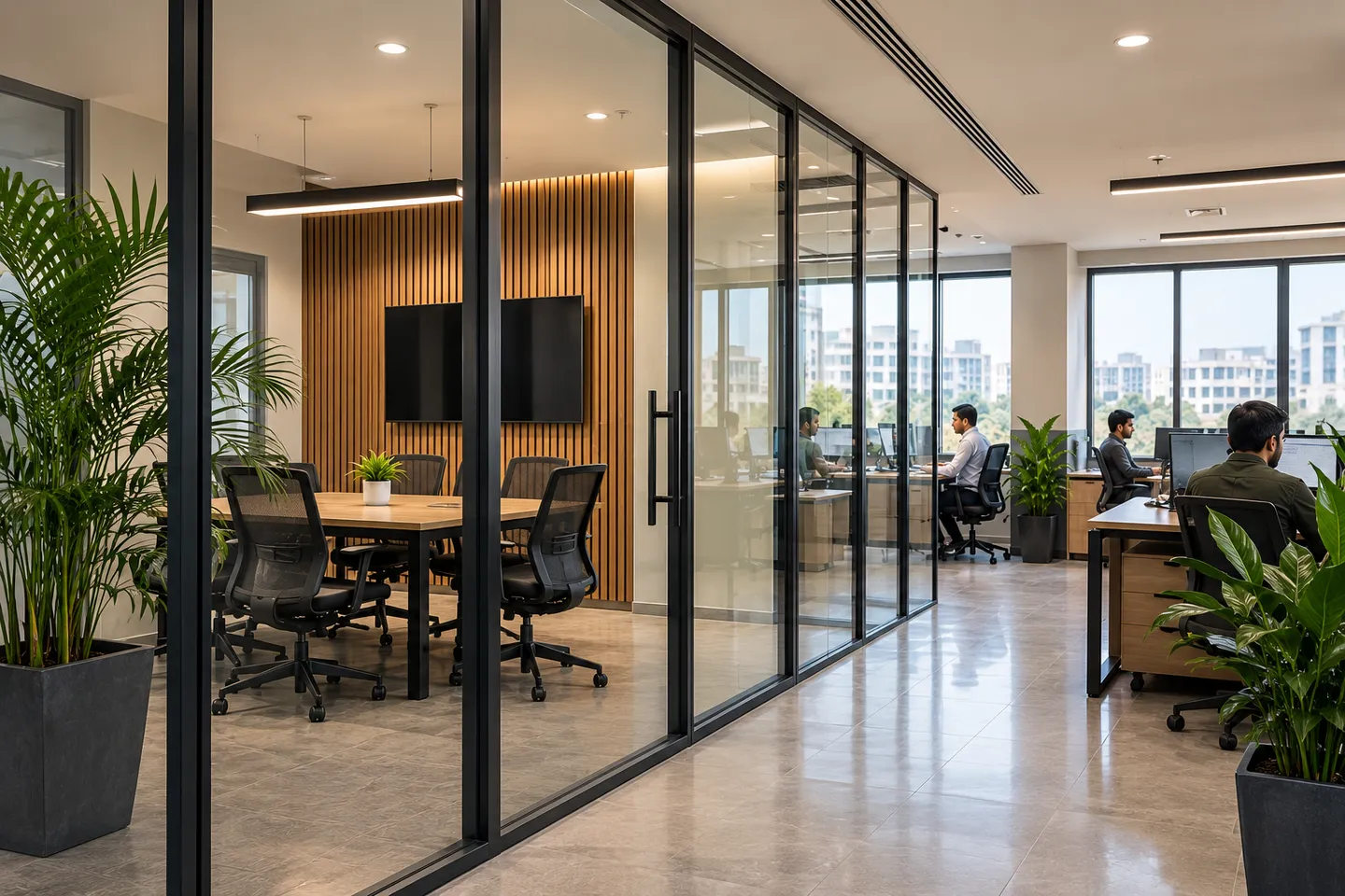 Glass Office Partitions